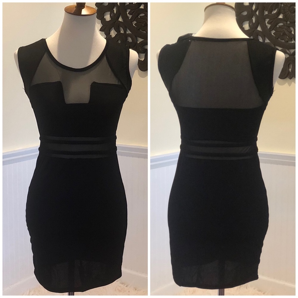 NWT Sexy Black Bodycon Dress